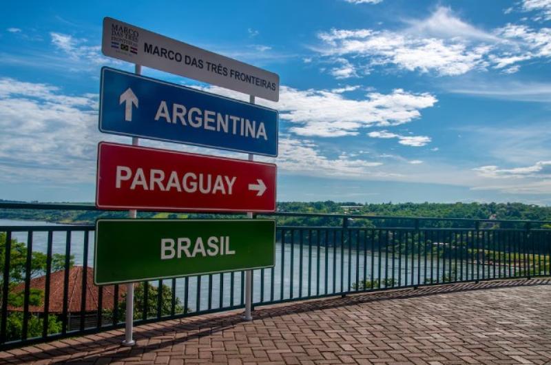 La triple frontera (Foto- Infobae)
