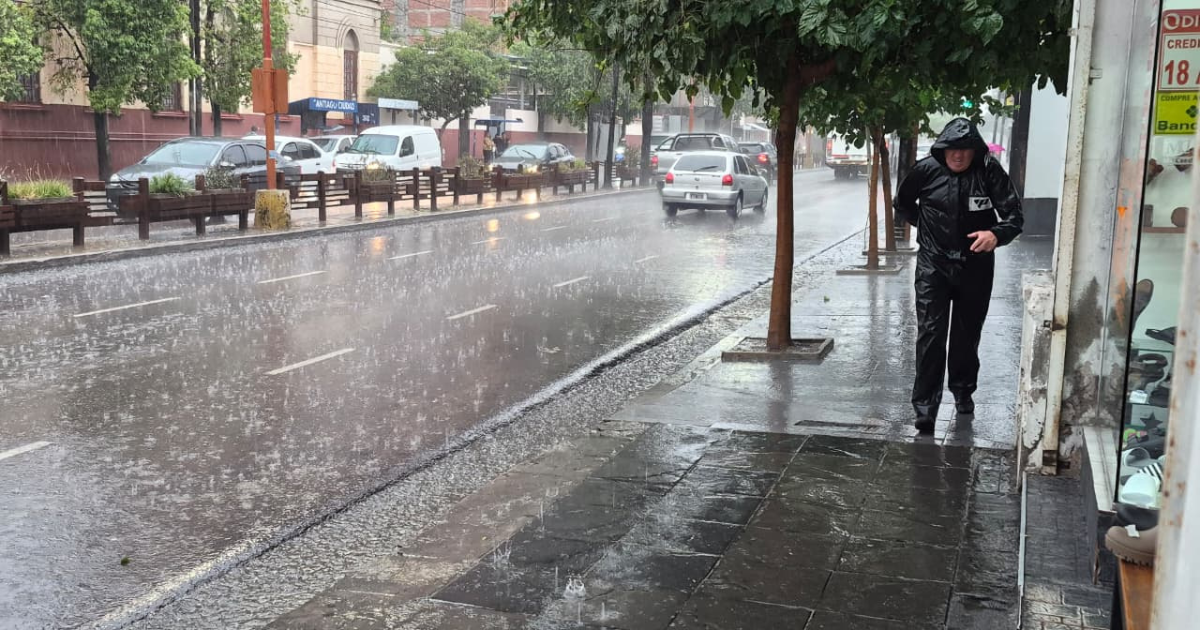 Informe de situacioacuten por la fuerte tormenta en toda la provincia de Santiago del Estero