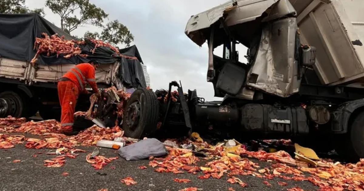 Dos choques de camiones muerte de un conductor y colapso sobre la Ruta 9 