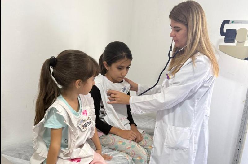 Hubo un amplio operativo sanitario en la Posta Sanitaria de la localidad de Paso de Oscares