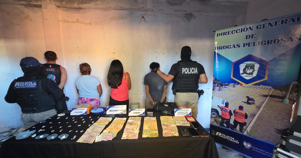 El procedimiento fue realizado por la Dirección General de Drogas Peligrosas - Foto- Relaciones Policiales