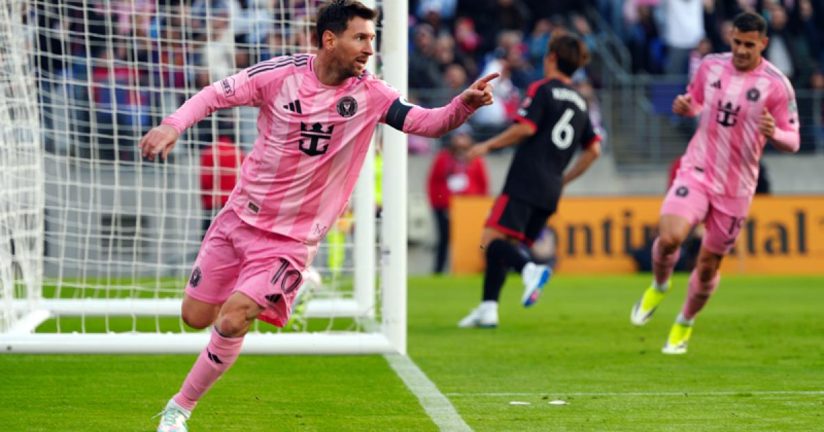 Messi le dio una gran mano a Inter Miami que festejoacute