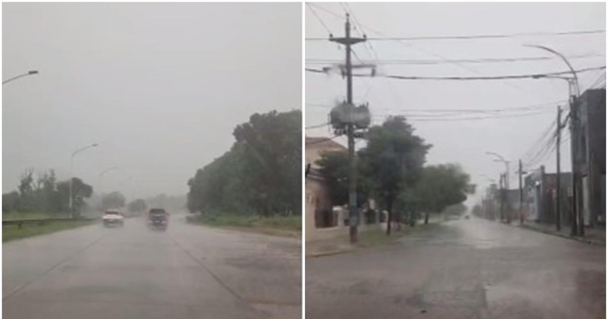 VIDEO Caos por el temporal- el centro de La Banda y la Autopista bajo agua