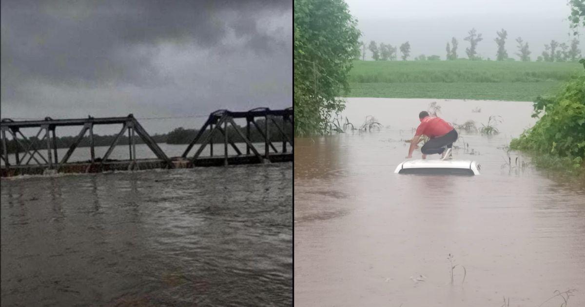 Las intensas lluvias provocaron dificultades en la vecina provincia