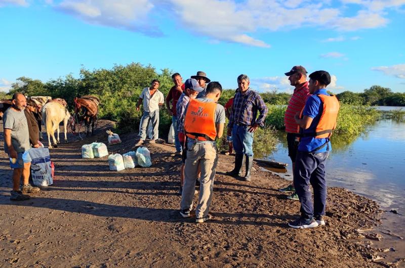 El Gobierno provincial refuerza el operativo de ayuda a familias afectadas por el temporal