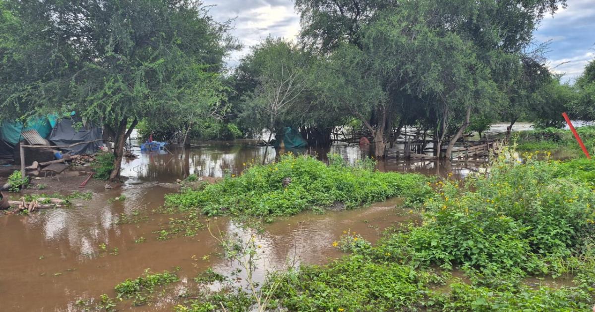 El riacuteo Albigasta amenaza a sectores de los barrios Sumampa (s) y Eliseo Fringes