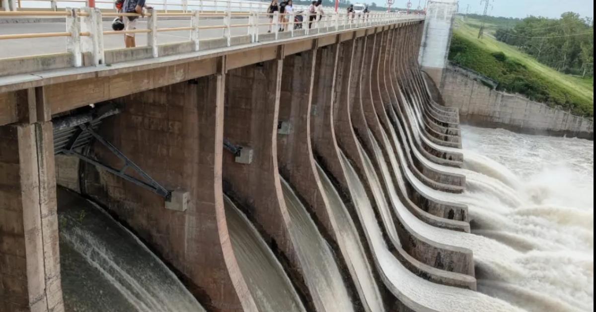 El Dique Frontal de Las Termas sigue aumentando su caudal- el aporte de la cuenca alta se duplicoacute