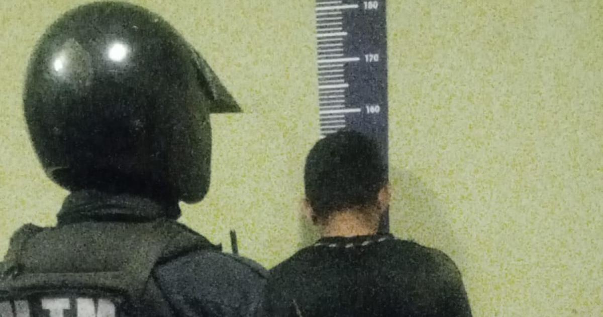 Demoran a sujeto que circulaba en una moto robada