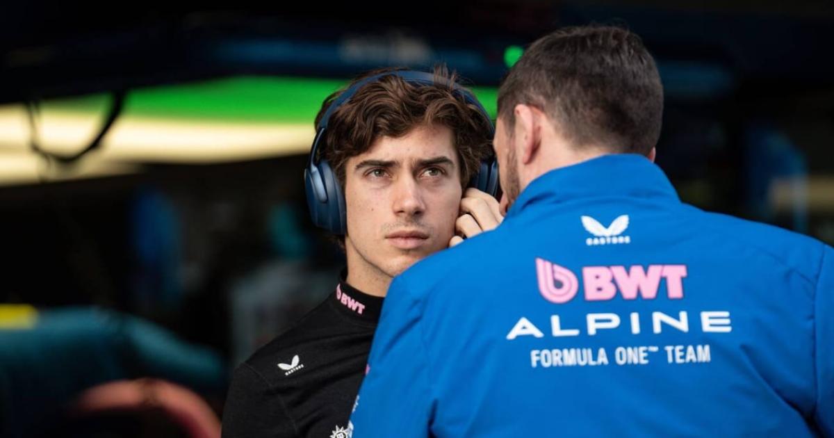 Colapinto estuvo ayer lejos de la punta en China