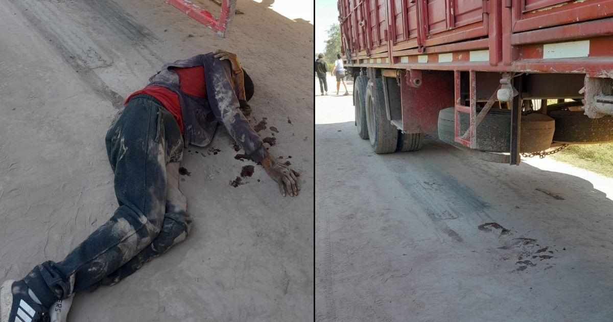 Un ciclista sufrioacute una grave lesioacuten tras ser embestido por un camioacuten