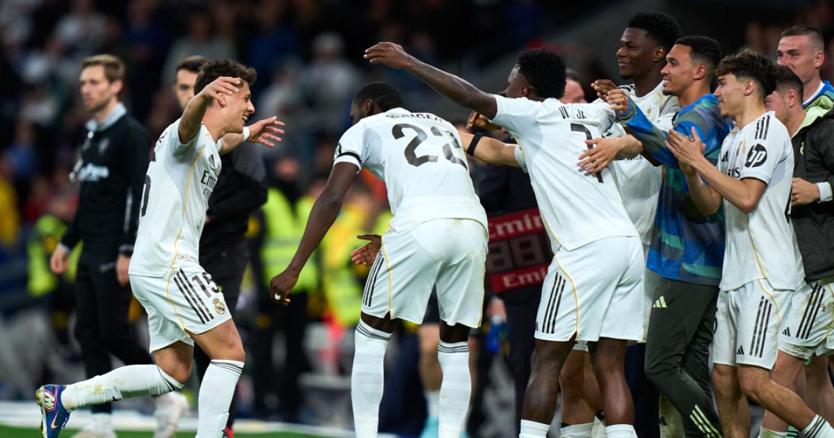 Categoacuterico 4 a 1 del Real Madrid para ser escolta del Barcelona