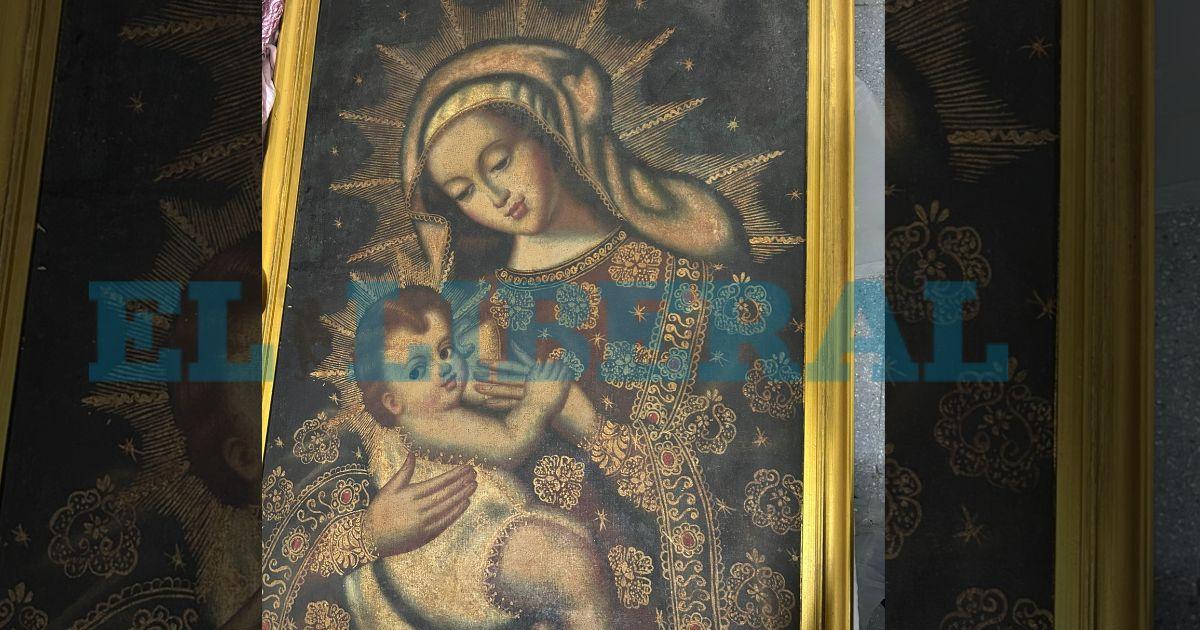 La pintura quedó a resguardo de la justicia que investiga el hecho