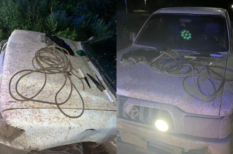Abigeato en Copo- detienen a un hombre y secuestran una camioneta con elementos de faena