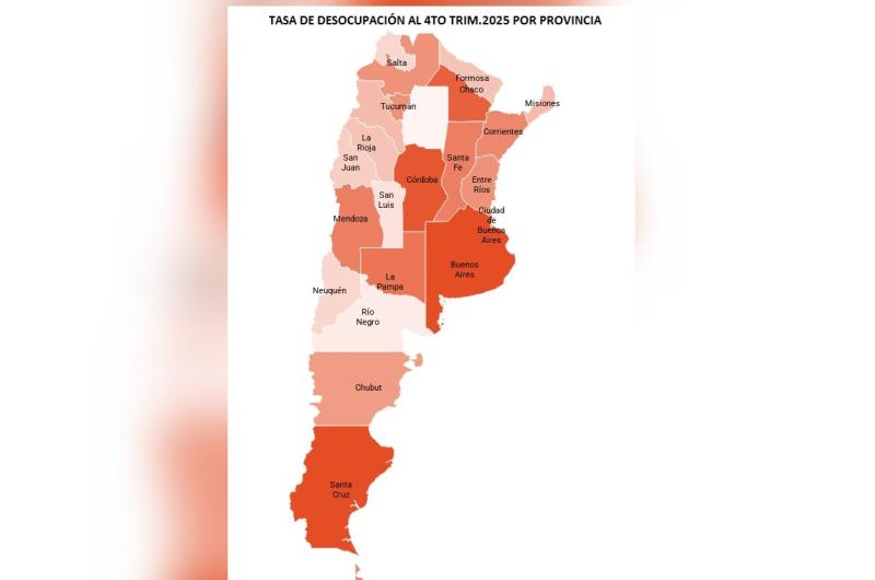 INDEC En el 4� trimestre de 2025 hubo 75-en-porciento- de desocupación un total de 16 millones de desempleados