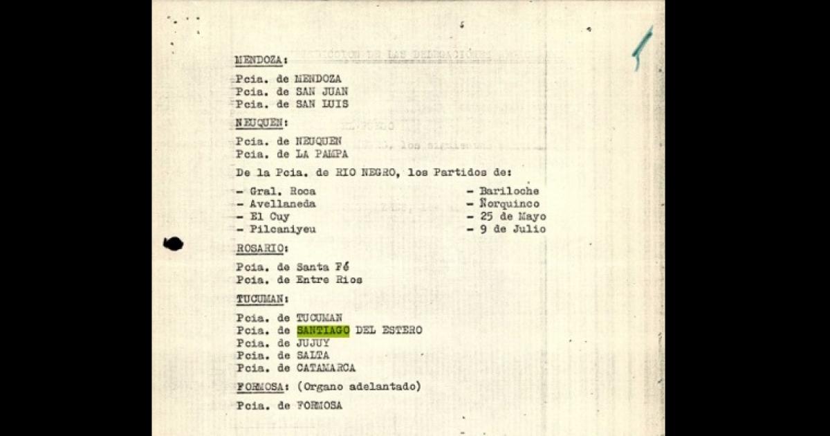 Cadena de mando- la SIDE local dependiacutea de la Regional Tucumaacuten