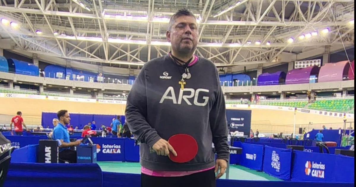 Emilio Javier Sialle representaraacute a la Argentina en el Iberoamericano Master de Tenis de Mesa en Lima