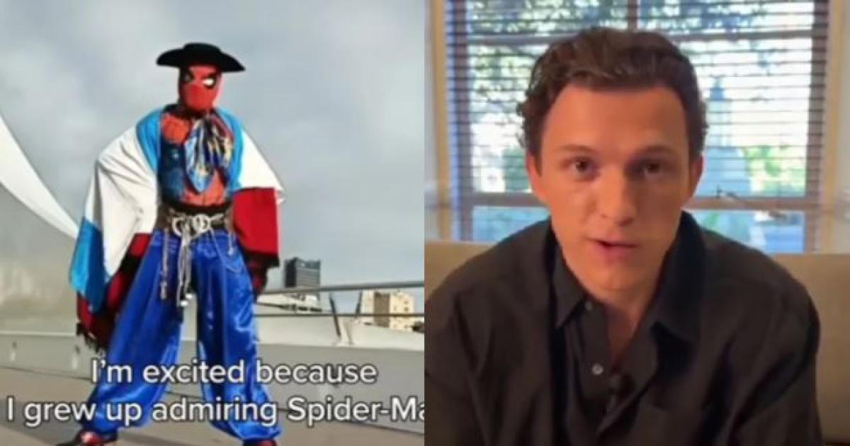 Tom Holland le mandoacute un saludo al Gaucho-Arantildea el Spider-Man argentino