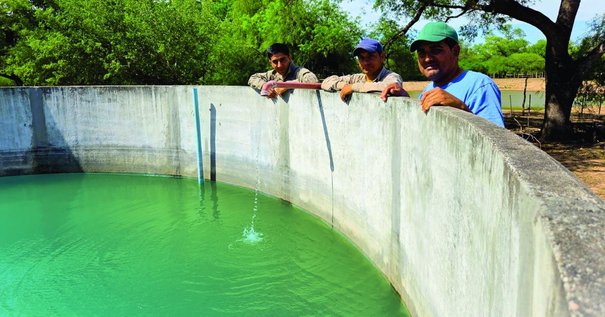 En el INTA celebran la recuperacioacuten de un sistema comunitario de agua 