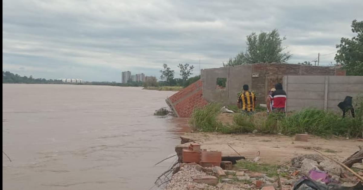 El Dulce derrumboacute y devoroacute una vivienda en La Bajada