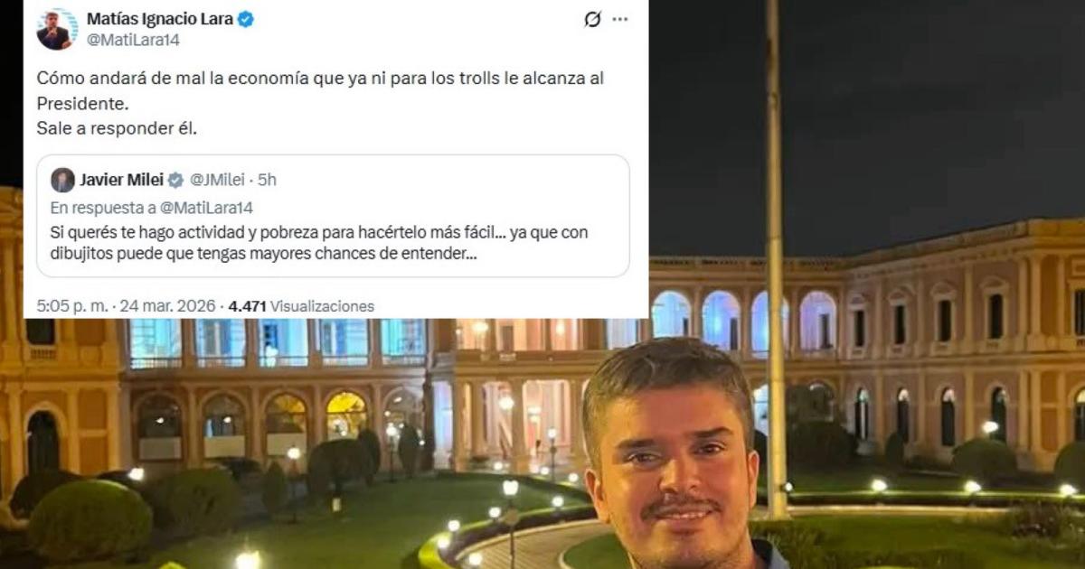 Matías Ignacio Lara el usuario que protagonizó un cruce con el presidente en redes sociales - Foto Facebook