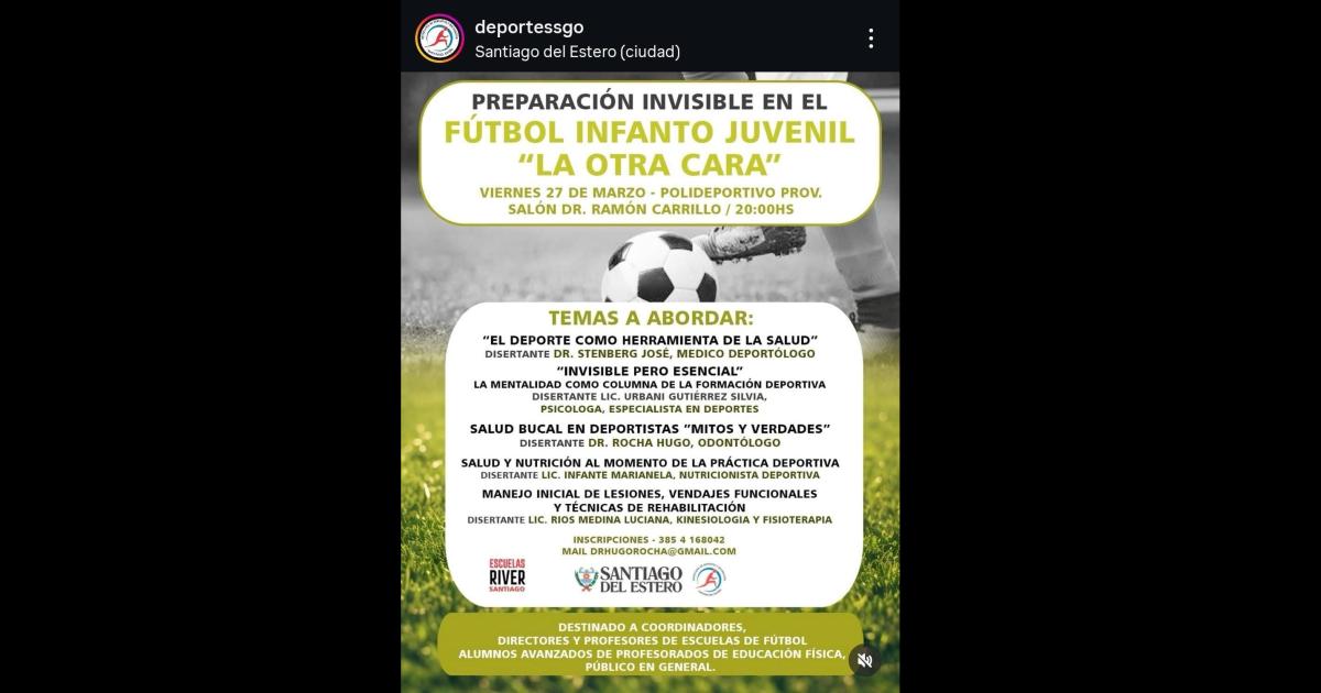 Dictaraacuten una jornada sobre la preparacioacuten invisible en el fuacutetbol infanto-juvenil