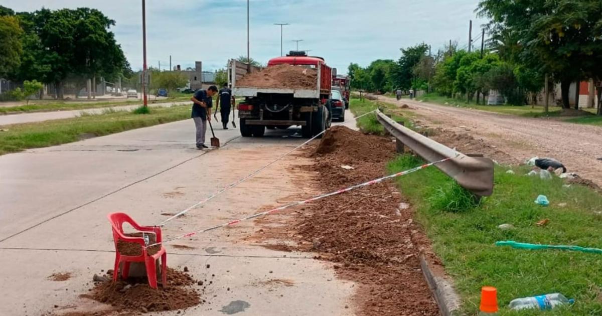 Rotura en un camioacuten provocoacute un derrame de cloro