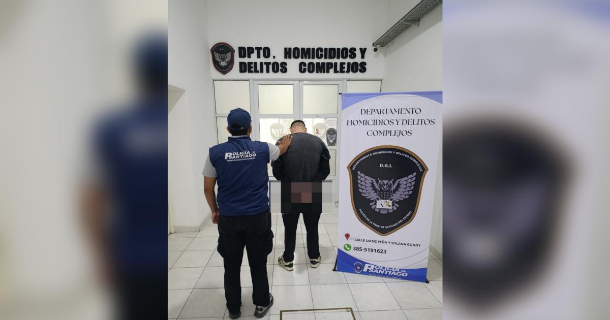 Capturaron en La Banda a un proacutefugo acusado de homicidio en Buenos Aires