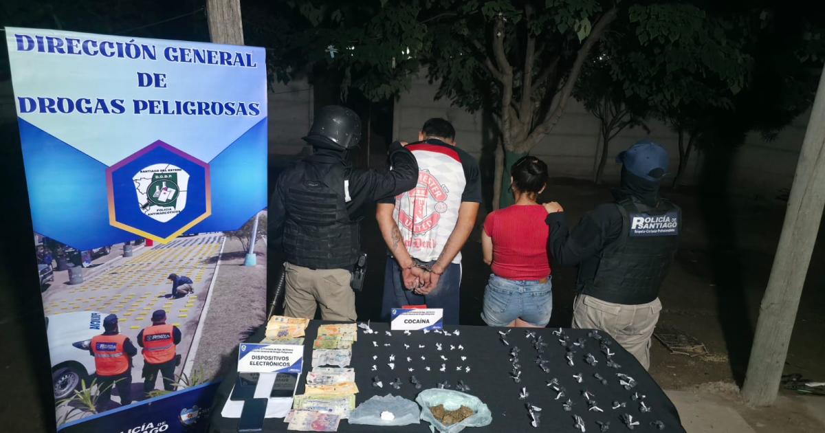 Pareja acusada de vender cocaiacutena y marihuana quedoacute  detenida tras allanamiento