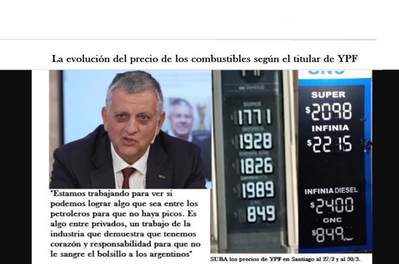ACUERDO Anticipó que buscan un acuerdo entre petroleras para evitar mayor traspaso del crudo a precios locales