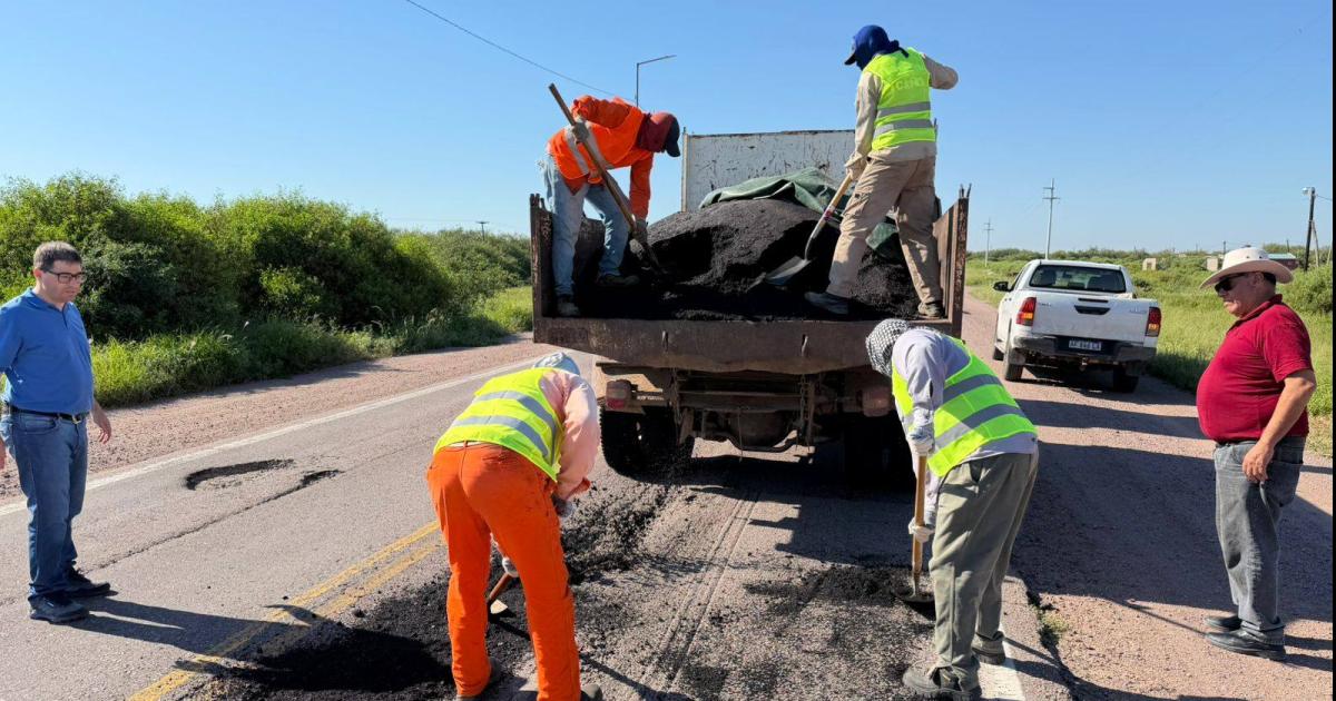 Icantildeo Colonia Dora y Herrera iniciaron la reparacioacuten de la Ruta Nacional 34