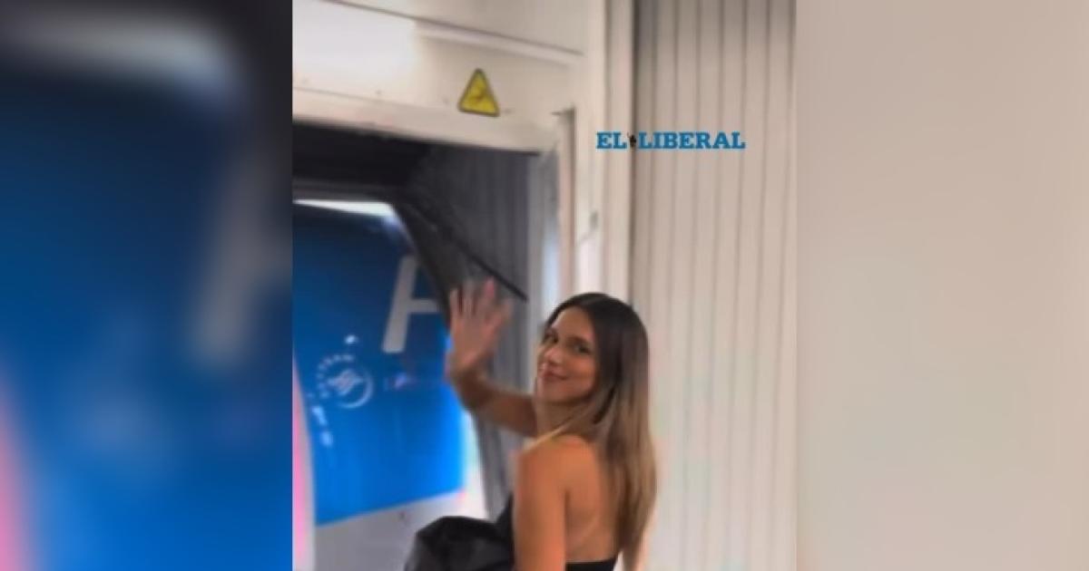 Agostina Paez regresó a Argentina