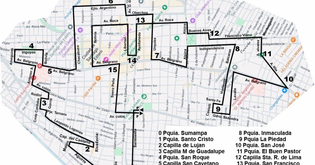 Las 14 estaciones ser�n representadas durante la peregrinación