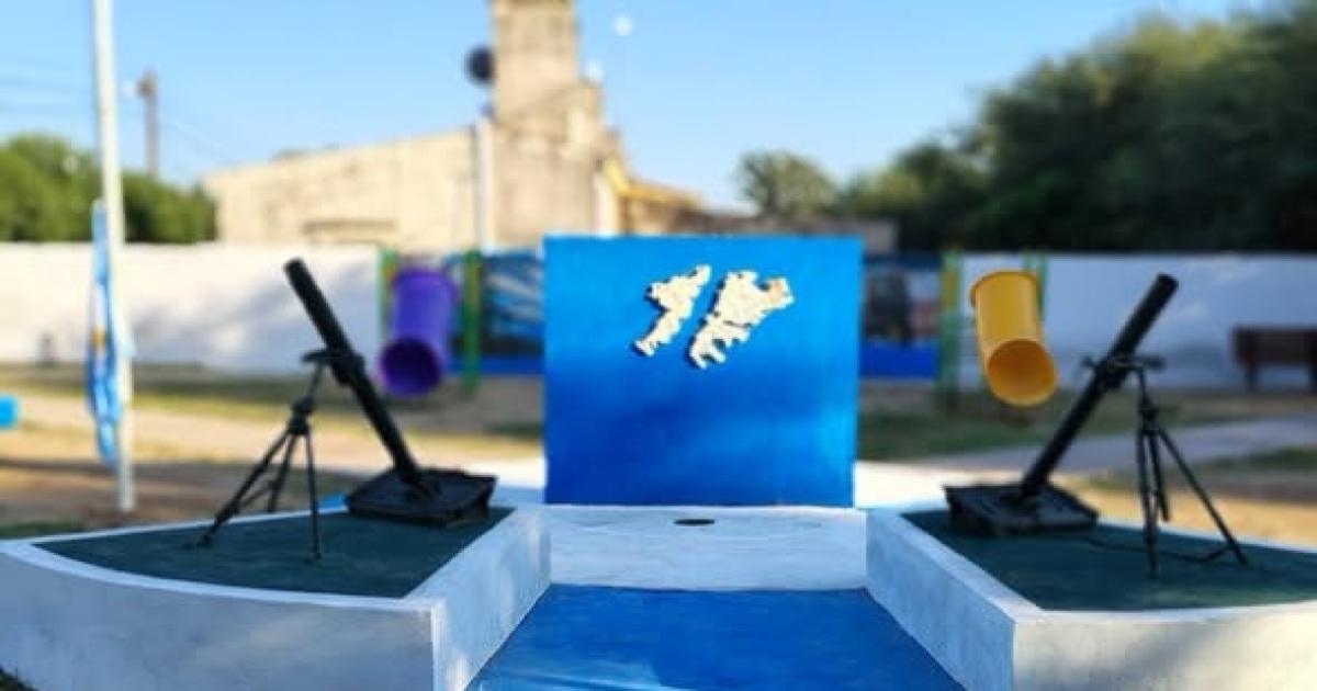 Histoacutericos morteros de Malvinas ya estaacuten en Colonia Dora