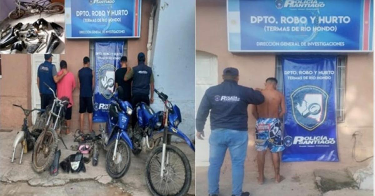 Las Termas- desbaratan una banda que robaba motos y cobraba rescates para devolverlas