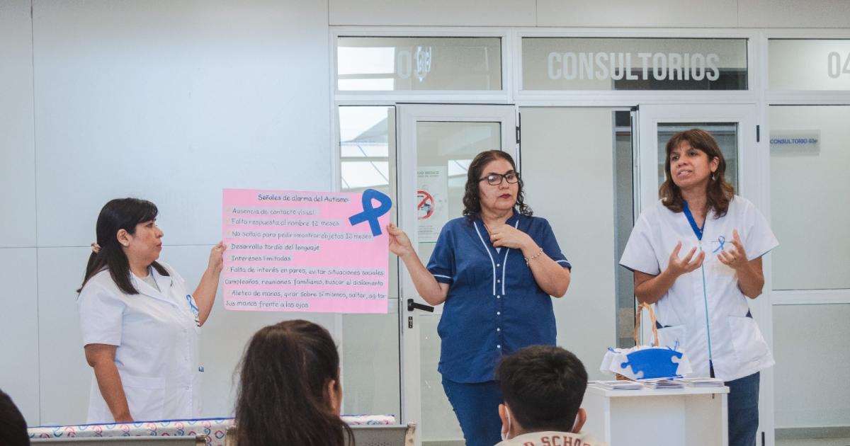 Recuerdan el Diacutea Mundial de Concientizacioacuten sobre el Autismo en el Cepsi