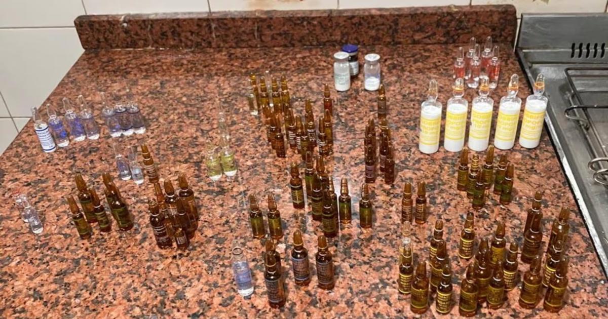 Las drogas que secuestró la policía (Foto- TN)