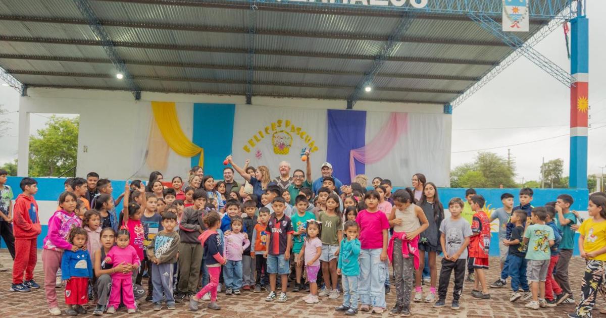 Los maacutes chicos fueron los protagonistas de una tarde inolvidable