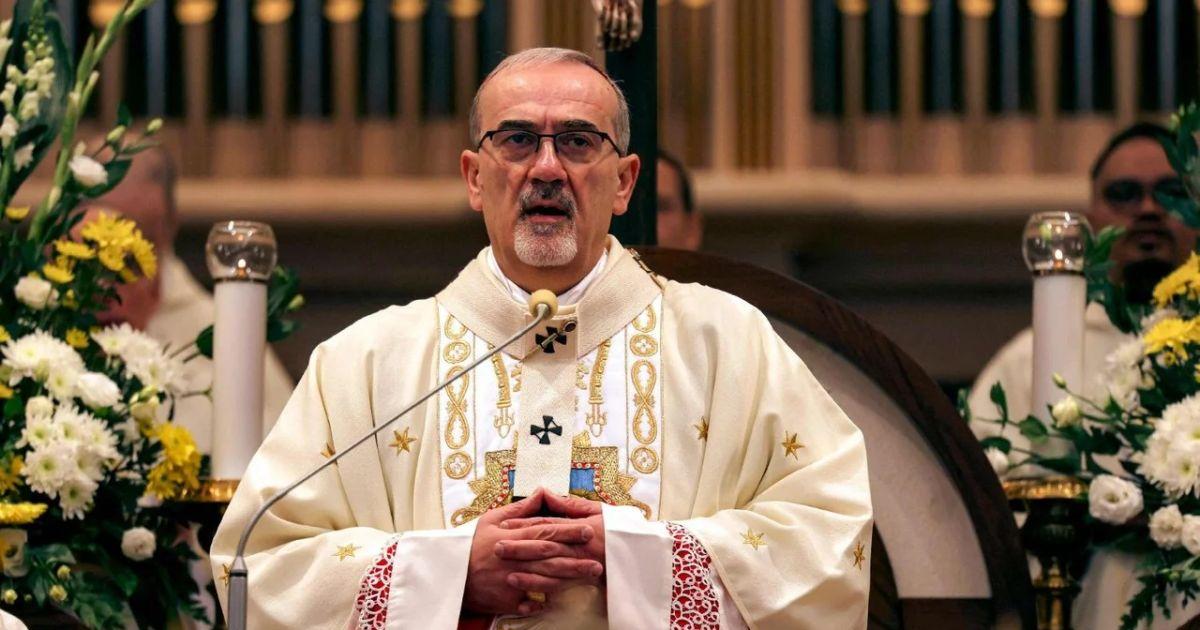 Patriarca de Jerusaleacuten celebroacute la Misa de Pascua a puertas cerrada