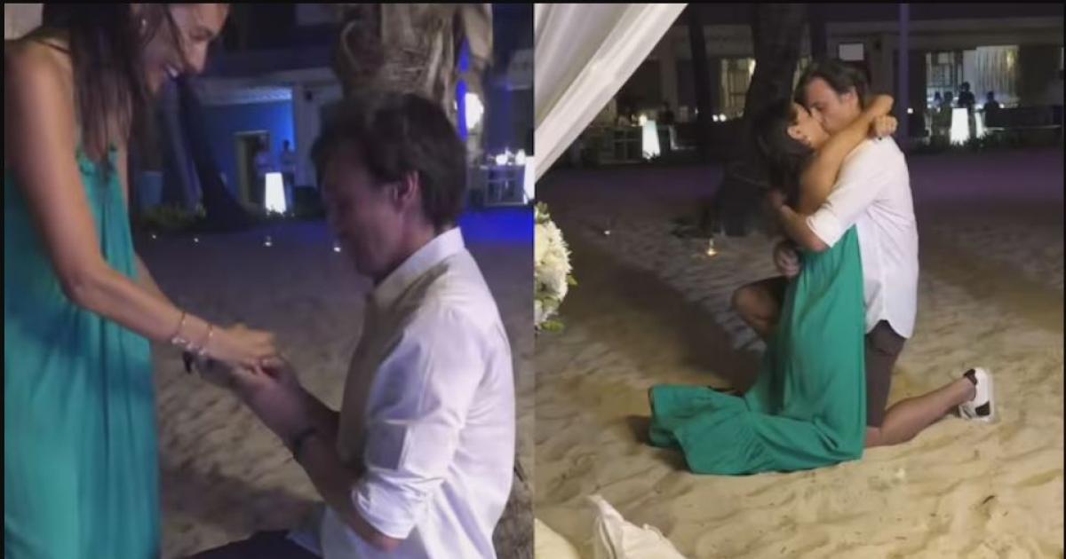 VIAJE En Punta Cana Roberto se arrodilló para pedirle casamiento a Pampita El hotel lo ayudó con la logística para que todo fuera m�gico