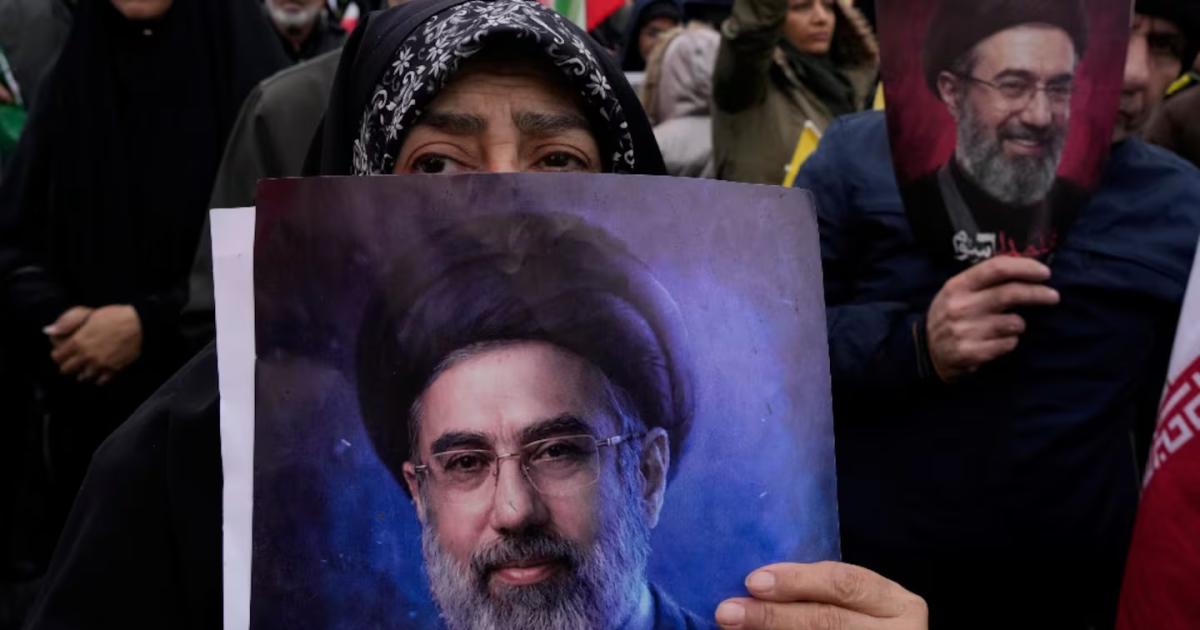 El líder supremo iraní Mojtaba Jamenei (Foto- AP)