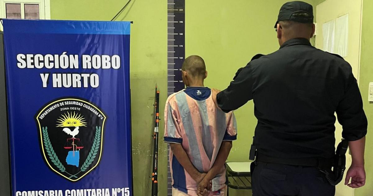 Salioacute en libertad el lunes y volvioacute a caer- lo atraparon robando una casa