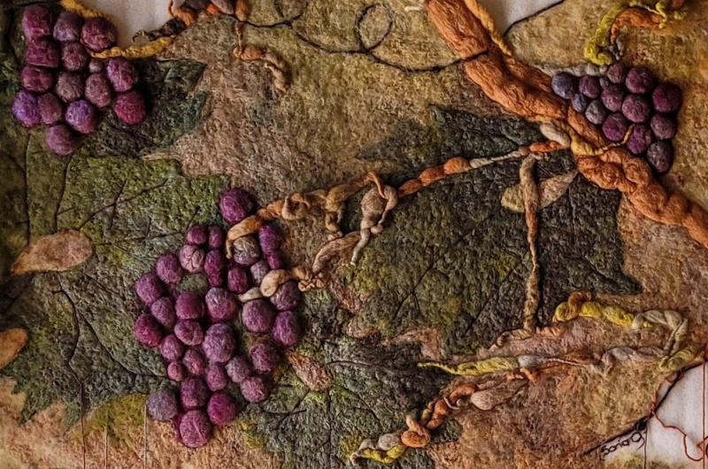 Gabriela Soria expone el 11 en Beltraacuten Tramas del Monte y Vintildeedos