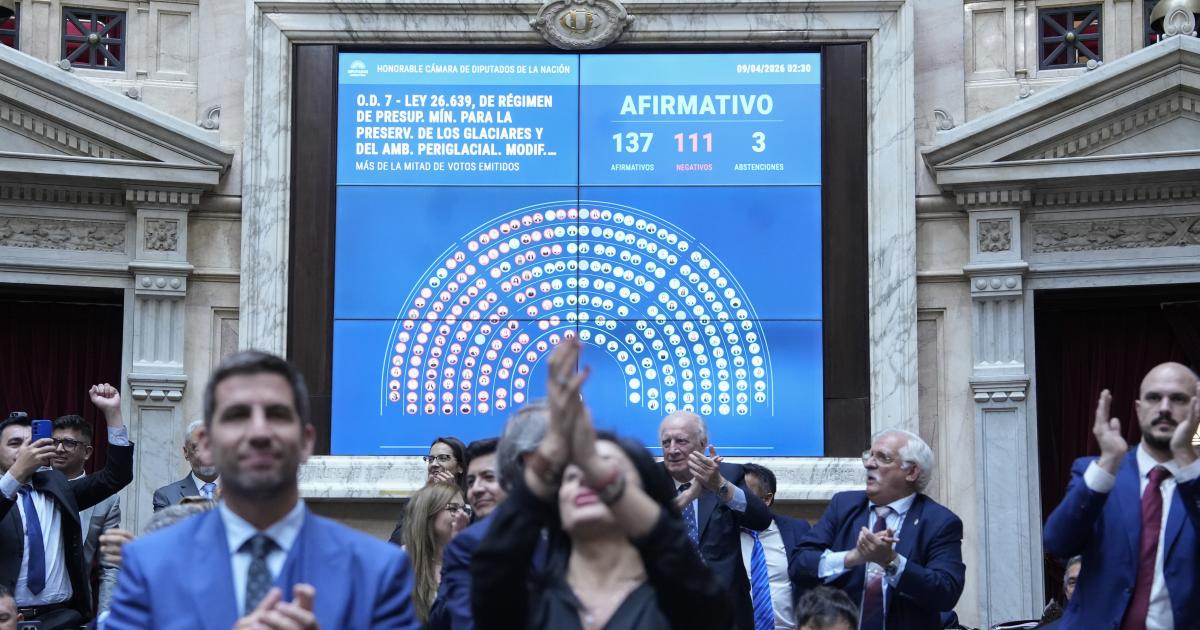 Ley de Glaciares- LLA y aliados convirtieron en ley la reforma de forma contundente