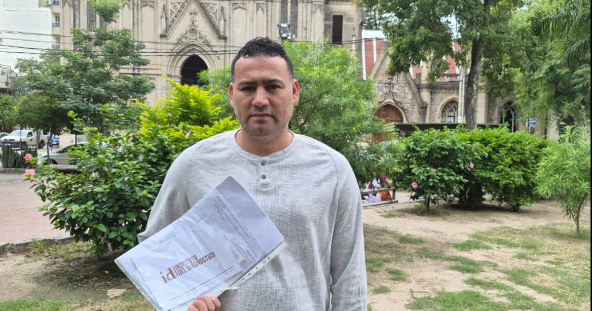 Eric Ibarra estuvo ayer en el sanatorio capitalino para seguir con los estudios y analizar con los doctores los pasos a dar ms adelante