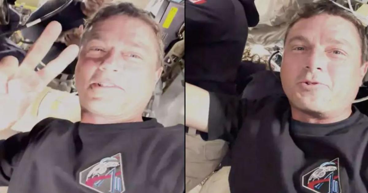 A maacutes de 353 mil kiloacutemetros- el astronauta Reid Wiseman emocionoacute al mundo con una videollamada a sus hijas