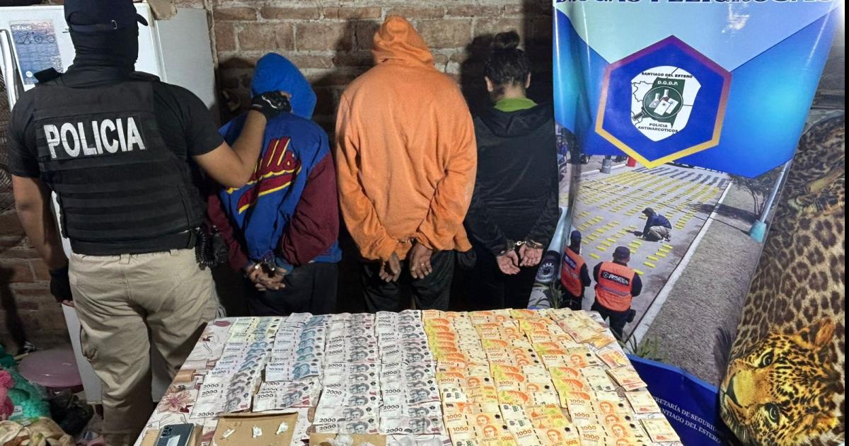 Operativo antinarco- 3 detenidos y secuestro de cocaiacutena en La Banda