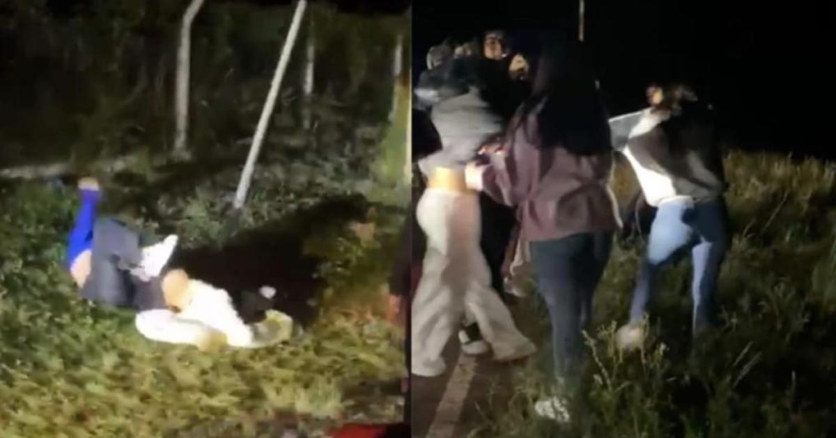 Otra pelea salvaje entre dos jovencitas expone los Jueves de Locos en Las Termas de Riacuteo Hondo