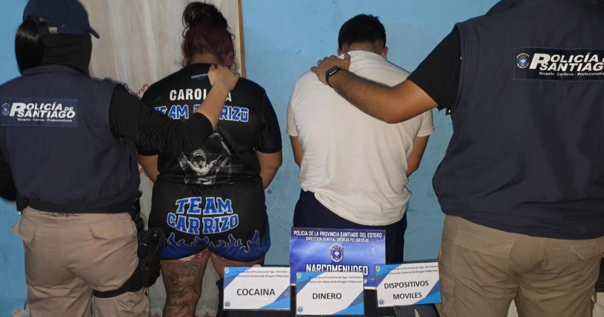 Desbaratan un punto de narcomenudeo en Termas de Riacuteo Hondo- dos detenidos