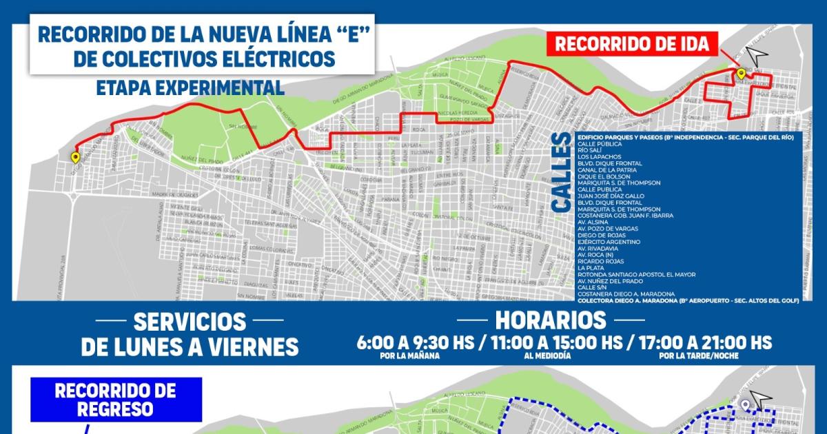 A partir de este lunes comenzaraacute a la funcionar la nueva liacutenea de colectivos eleacutectricos de la Municipalidad