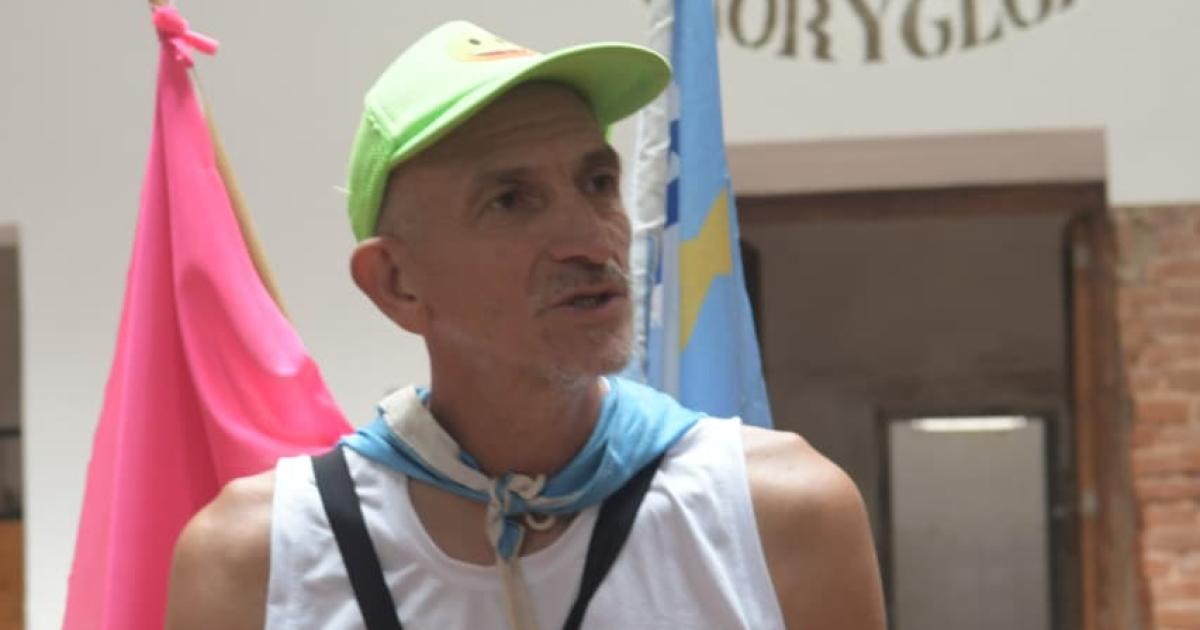 Un atleta de Misiones trajo mensajes de esperanza y fuerza para los enfermos